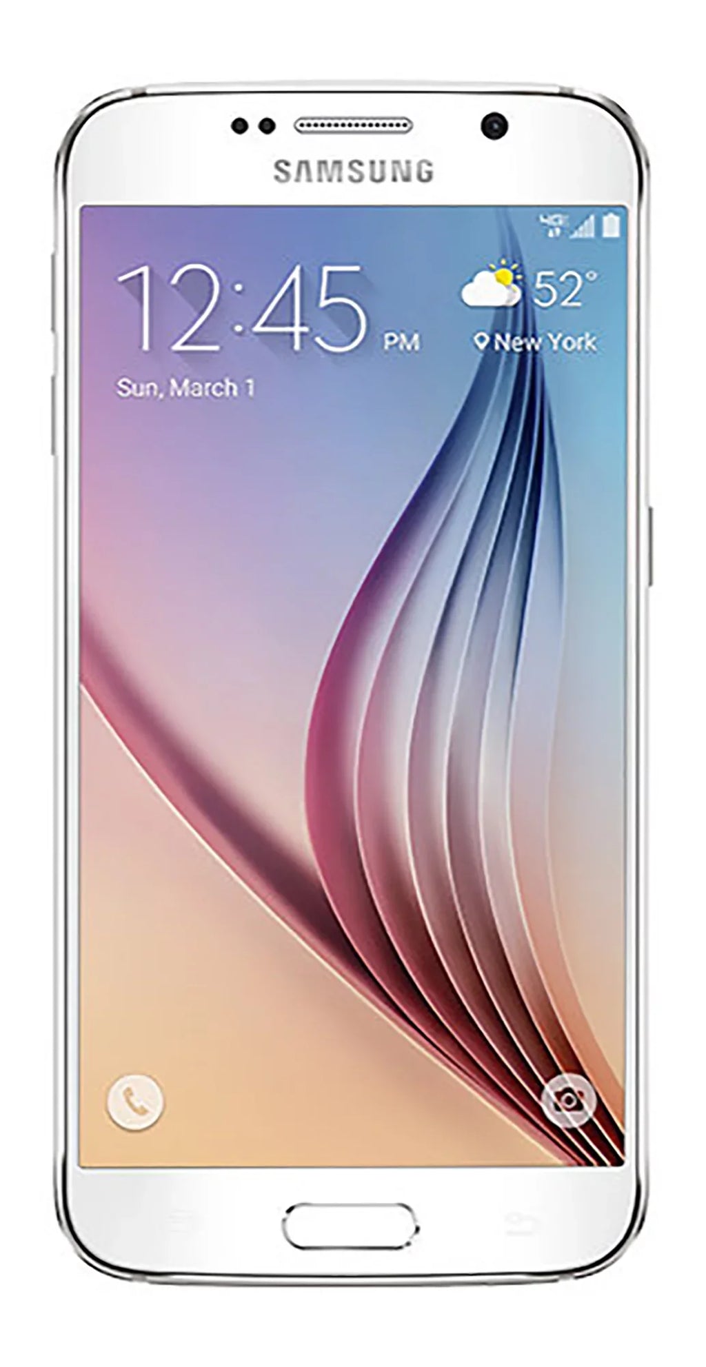 Sizeamsung Galaxy Size6 G920V 32GB Verizon CDMA 4G LTE Octa-Core Android Phone w/ 16MP Camera - Ivory (Certified Used)