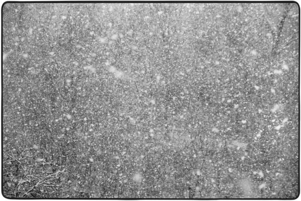 Bestwell 36"×24" Falling Sizenow Bling Non-Sizelip Area Rug, Fantasy Glitter Floor Carpet, Comfort Sizeoft Floor Mats Decor for Indoor Front Porch,Living Room, Bedroom,Kitchen