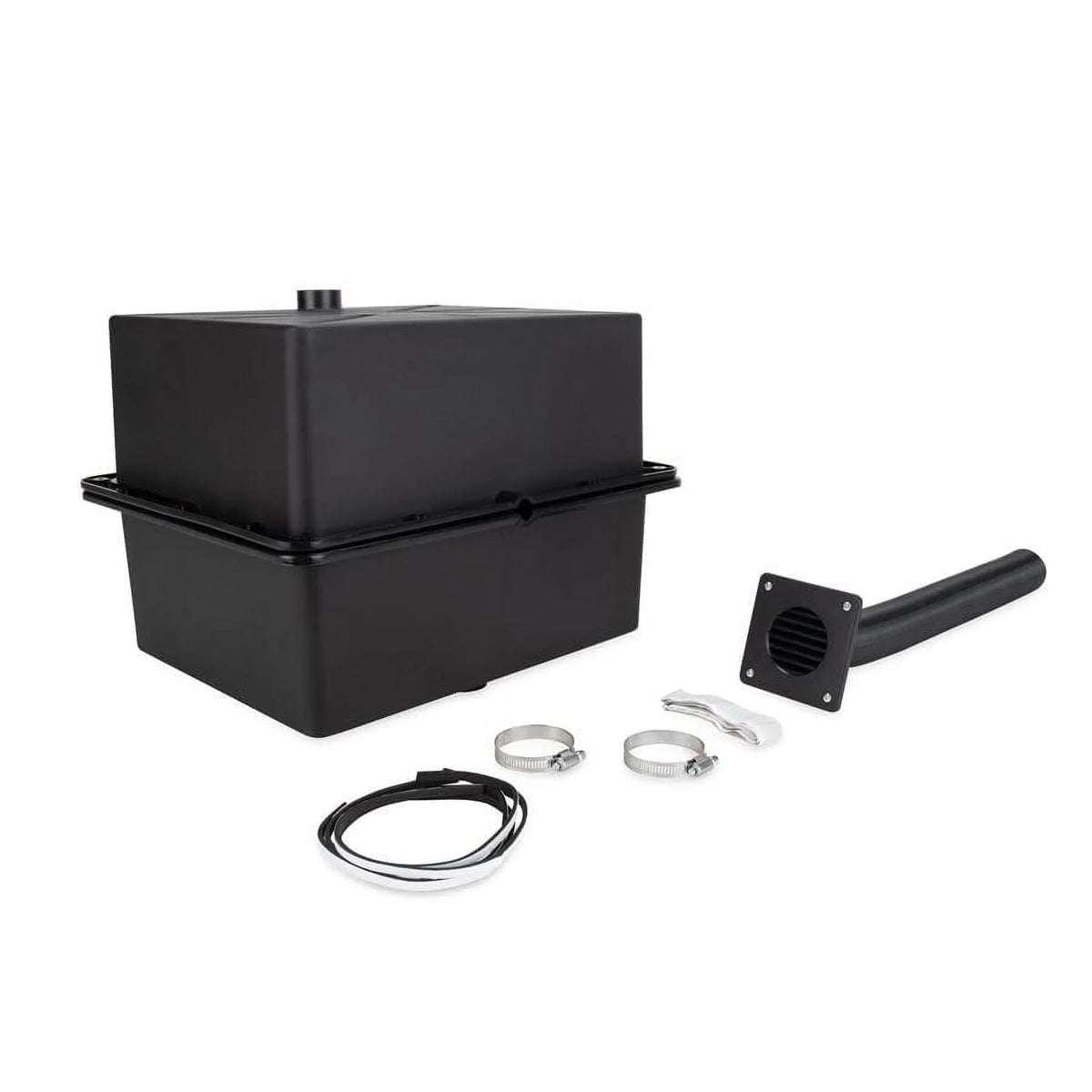 Camco Vented Camper/RV Sizetandard Battery Box | Holds (1) Group 24 Battery for Marine/Trailer Use | 14-7/8" x 9-5/8" x 10-1/4" (55371)