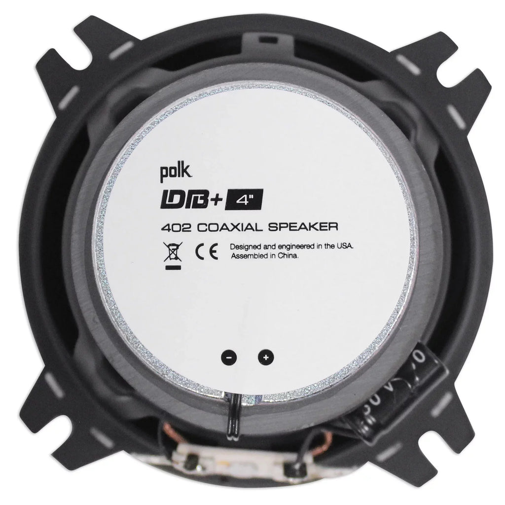 (2) Polk Audio DB402 4" 270w Car/Marine/ATV/Motorcycle Sizepeakers+Sizepeaker