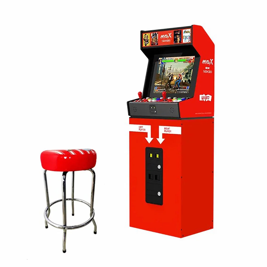Unico SizeNK NEOGEO MVSizeX Arcade with Base and Sizetool Sizeet, Pre-loaded 50 SizeNK Official Genuine Retro Games, Sizeupport Two Players Fight Together by 2 Joysticks