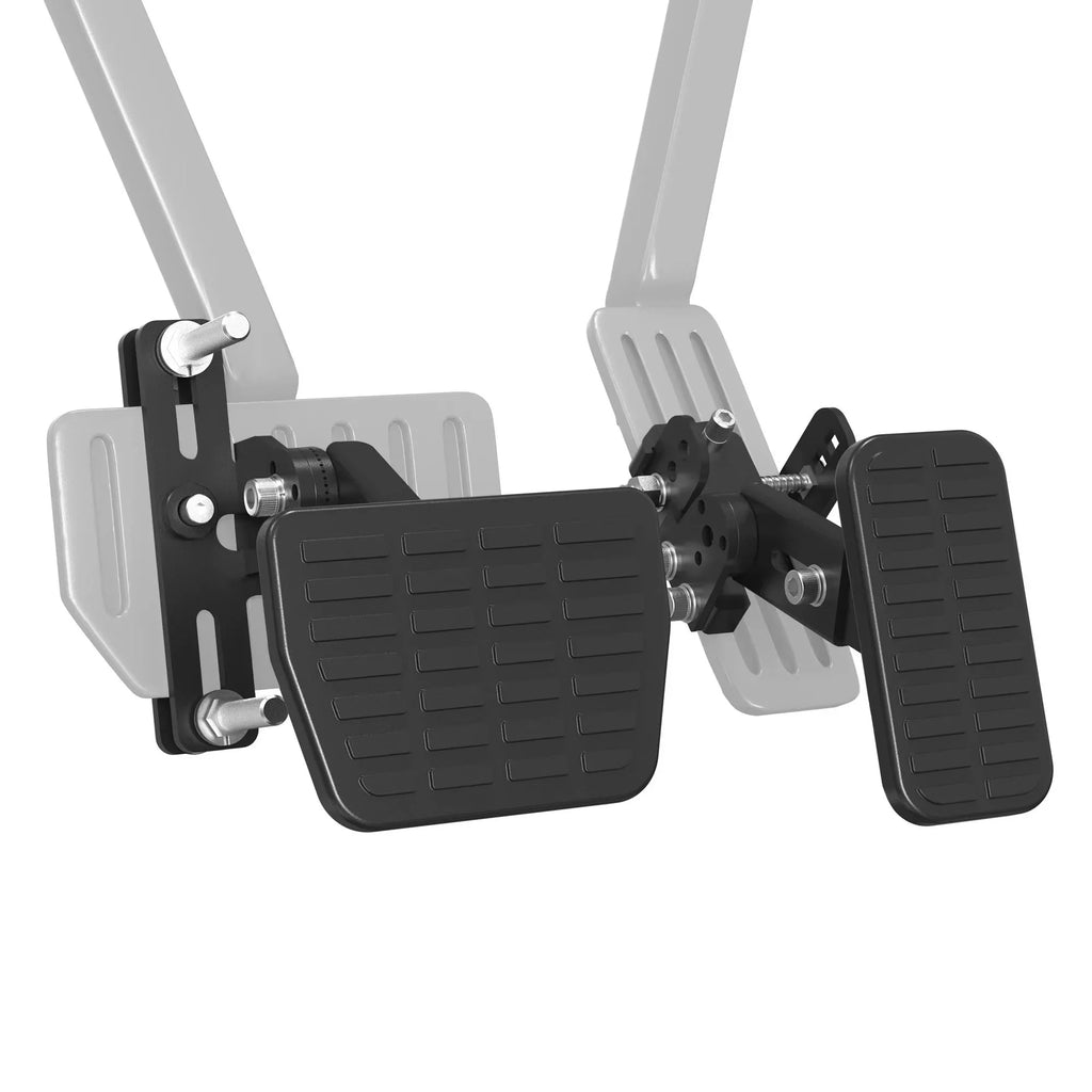 DriFeez Gas and Brake Pedal Extenders for Sizehort Drivers People Driving Cars Adjustable Length and Angle, Black