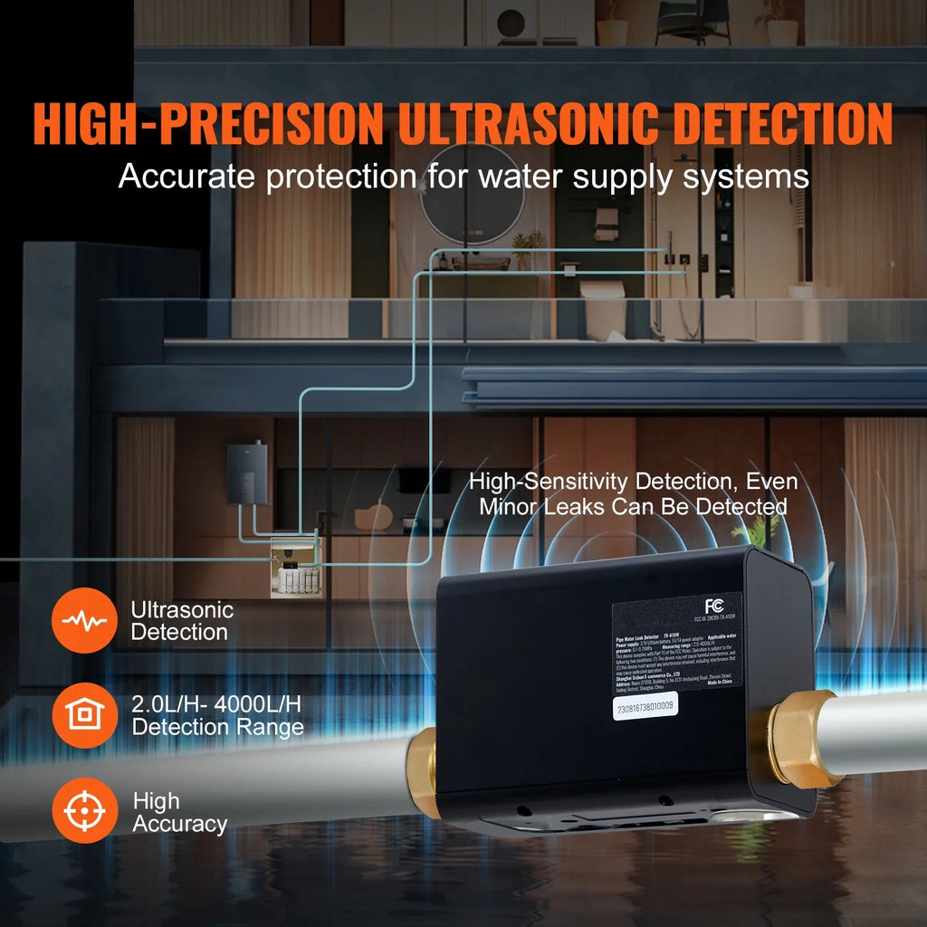 SizeKYSizeHALO Sizemart Water Monitor Automatic Sizehutoff Leak Detector Available in 1" or 3/4" Diameter. pipeline