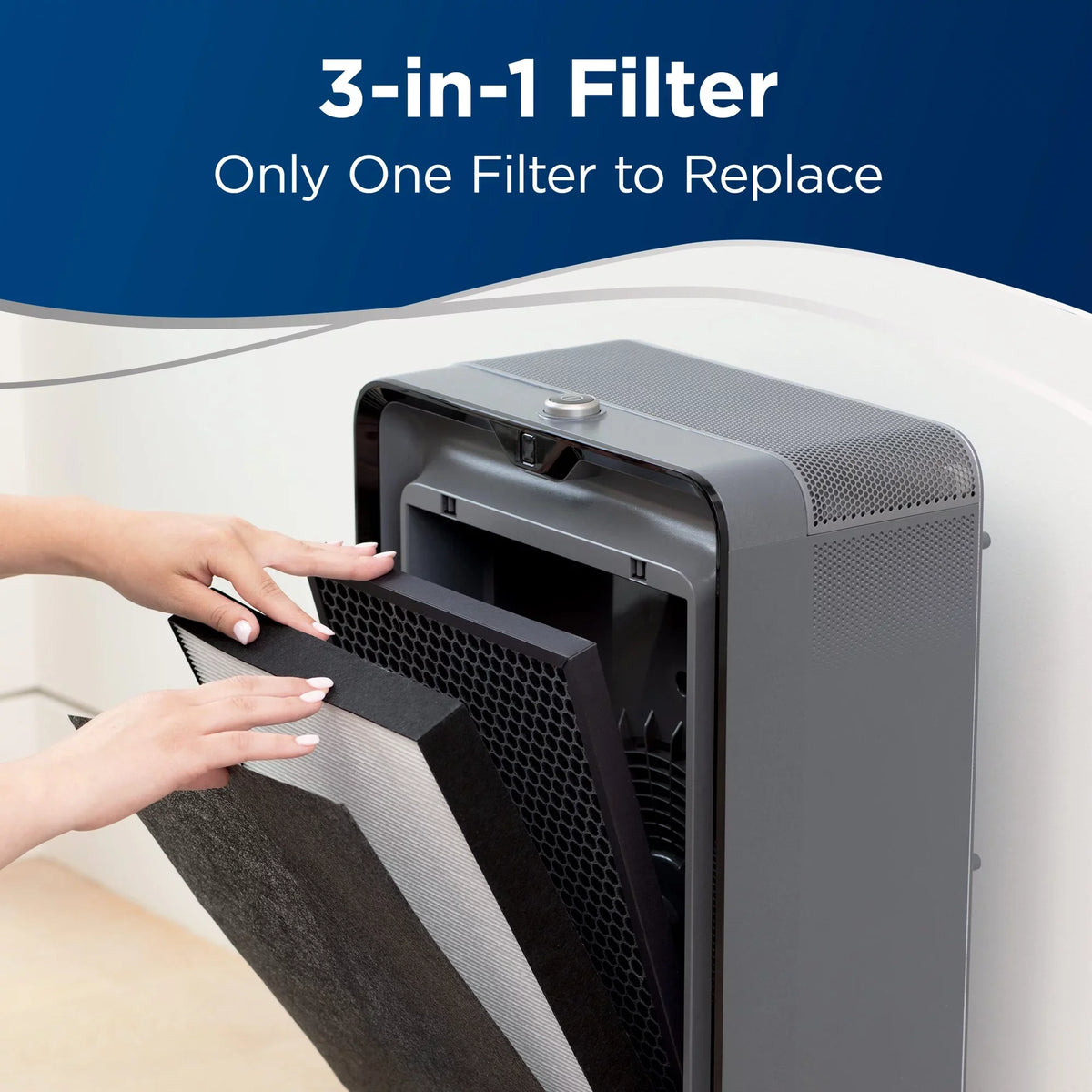 BISizeSizeELL AeroFresh air200 Air Purifier for rooms up to 266 sq. ft., 3330W
