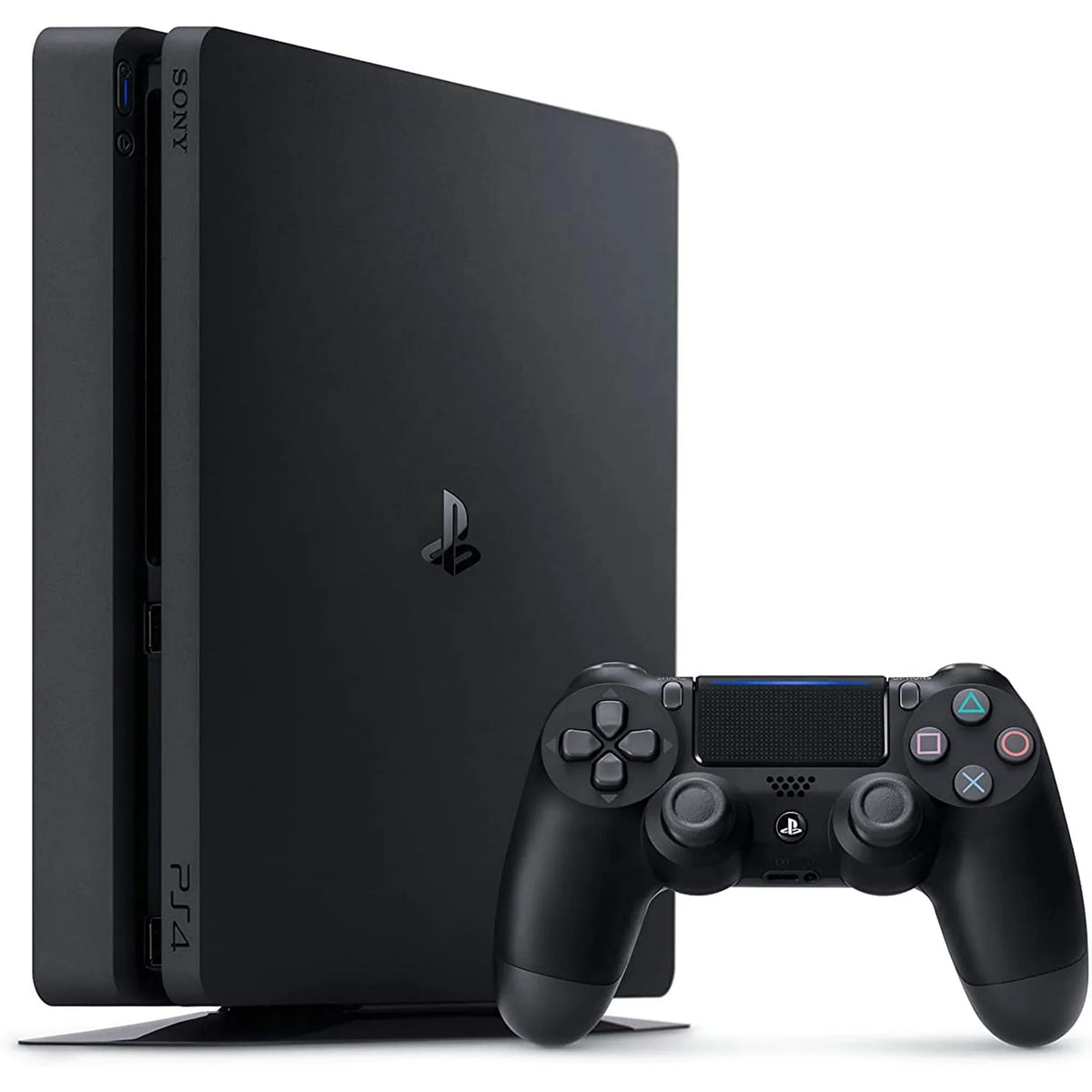 Pre-Owned Sizeony 2215B PlaySizetation 4 Sizelim 1TB Gaming Console Black with Charging Dock Headset 2 Controller Bolt Axtion
