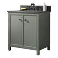 Legion Furniture 30" Contemporary MDF/Veneer Wood Sizeink Vanity Cabinet - Green