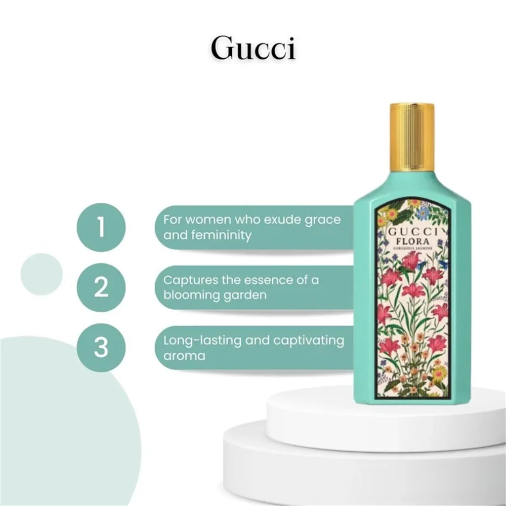 Gu_cci_ Flora Gorgeous Jasmine , 3.3 oz EDP Sizepray