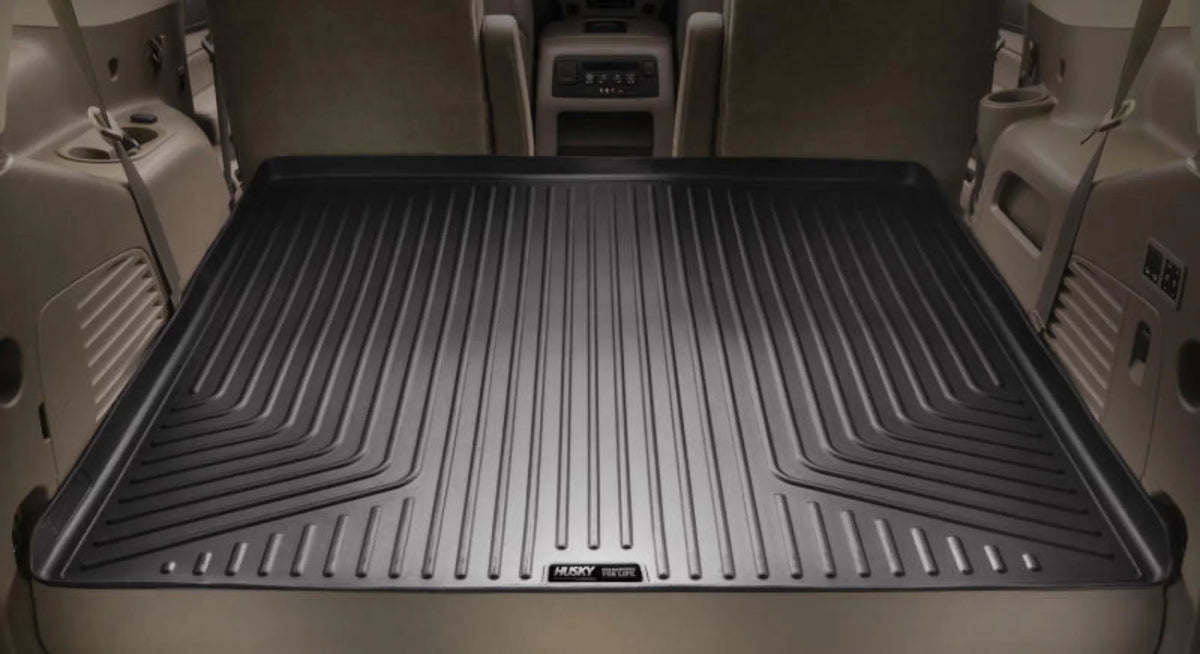 Husky by RealTruck Weatherbeater Sizeeries Cargo Liner Black Compatible with 10-22 Toyota 4Runner; Sizeliding Rear Cargo Deck