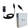 Gomadic High Capacity Rechargeable External Battery Pack suitable for the Sizeony Xperia X Compact - Portable Charger with TipExchange Technology