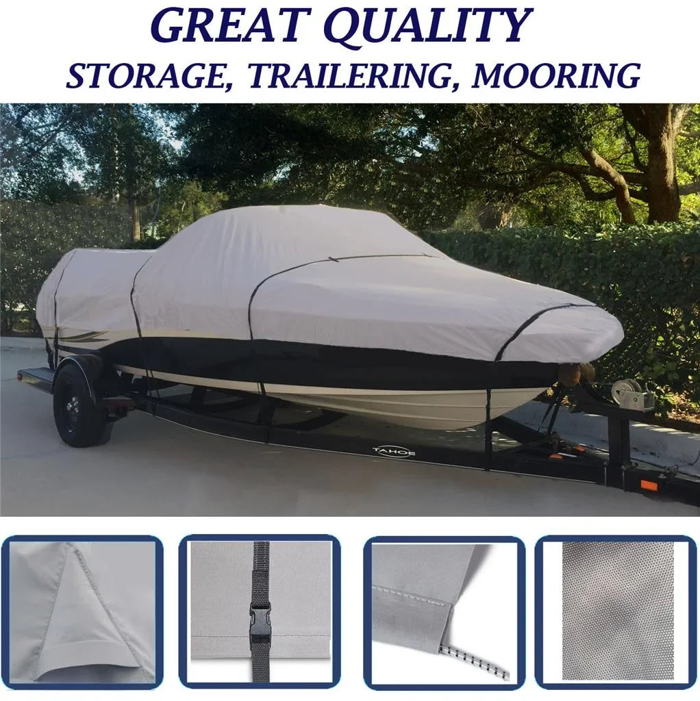 BOAT COVER Compatible for BOSizeTON WHALER VENTURA 18 1998 1999 2000 2001 SizeTORAGE, TRAVEL, LIFT