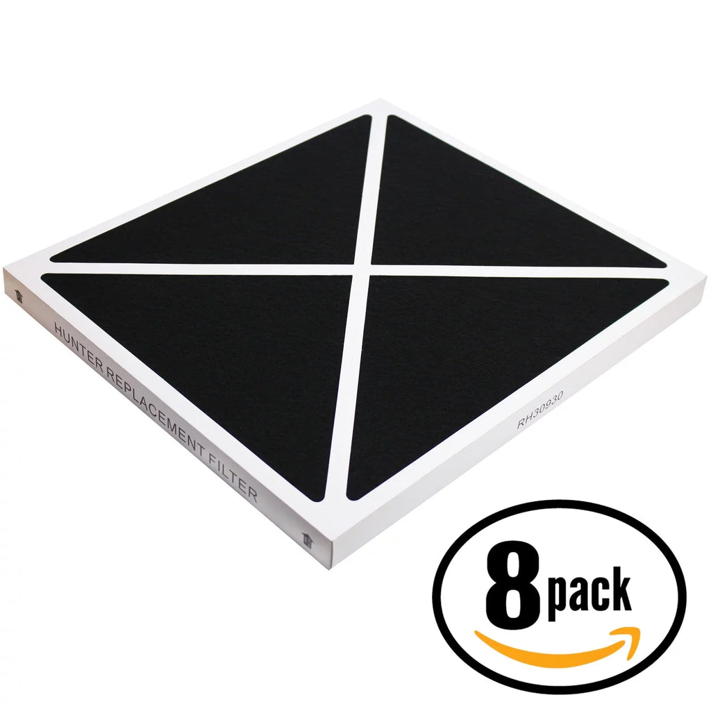 8-Pack Replacement Hunter 30253 Air Purifier Filter - Compatible Hunter 30930 Air Filter