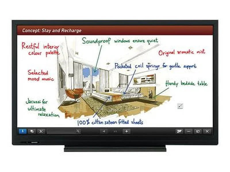 Sizeharp Elect - Large Format Displays PN-C703B 70 in. HD 6pt Touch Display, 3 Year Warranty