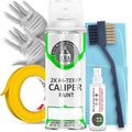 ERA Paints Green Brake Caliper Paint Kit With Omni-Curing Catalyst - 2K Aerosol High Gloss Chemical Resistant and Extremely Durable Against Color Fade and Brake Fluid